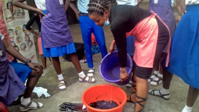 Art in schools workshop, Lagos, 2017