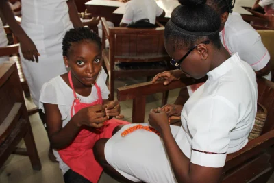 Art workshop with School of Dental Nursing, Idi Araba, Lagos, 2021-B