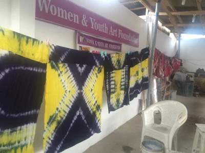 Display at the center, Lagos, 2022